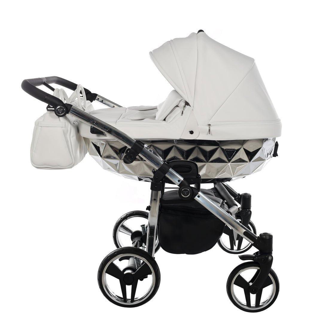 Junama - Mirror Duo - White/Silver - Bebegui - Cadeiras Auto e Carrinhos