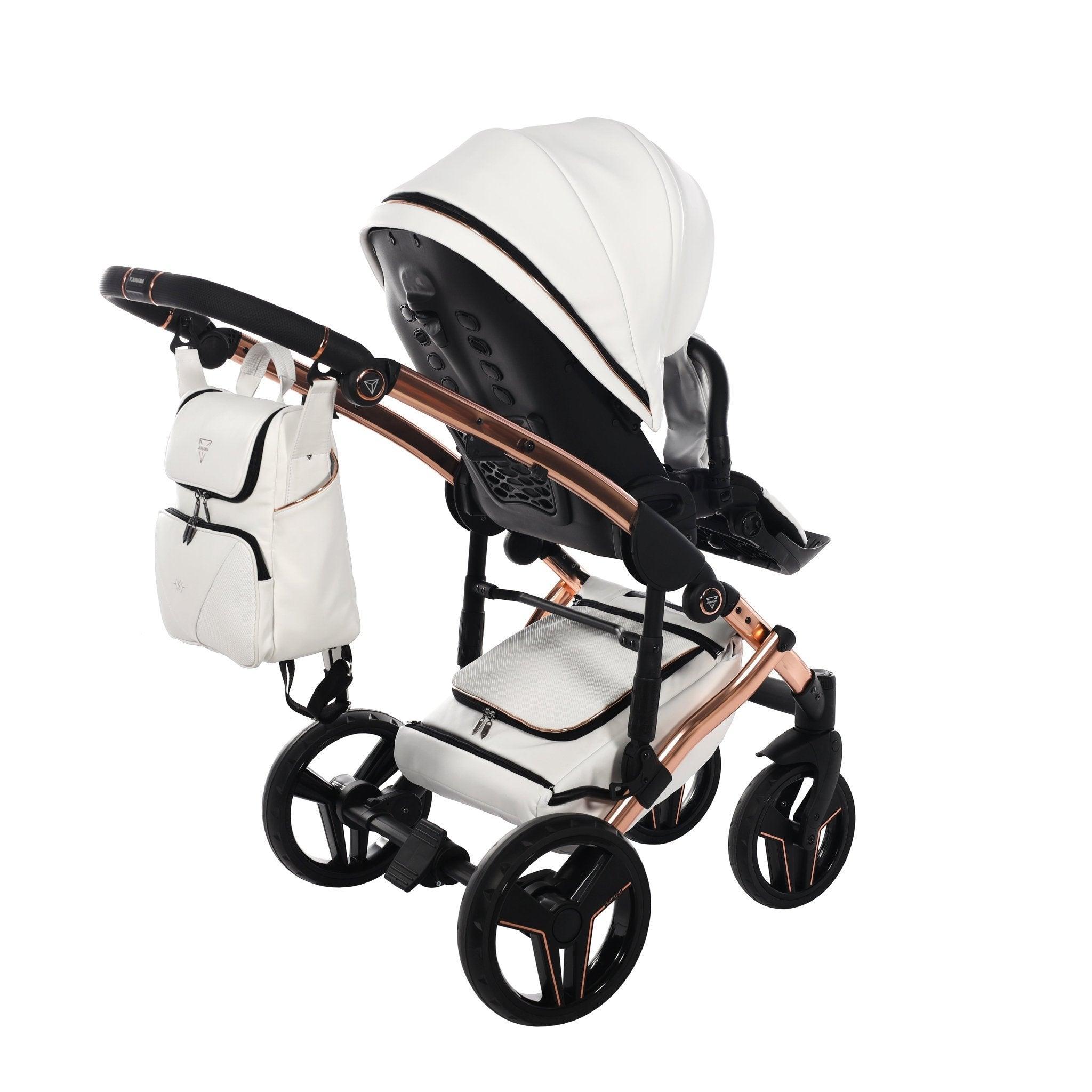 Junama - S Class - White/Rose Gold 2x1 - Bebegui - Cadeiras Auto e Carrinhos