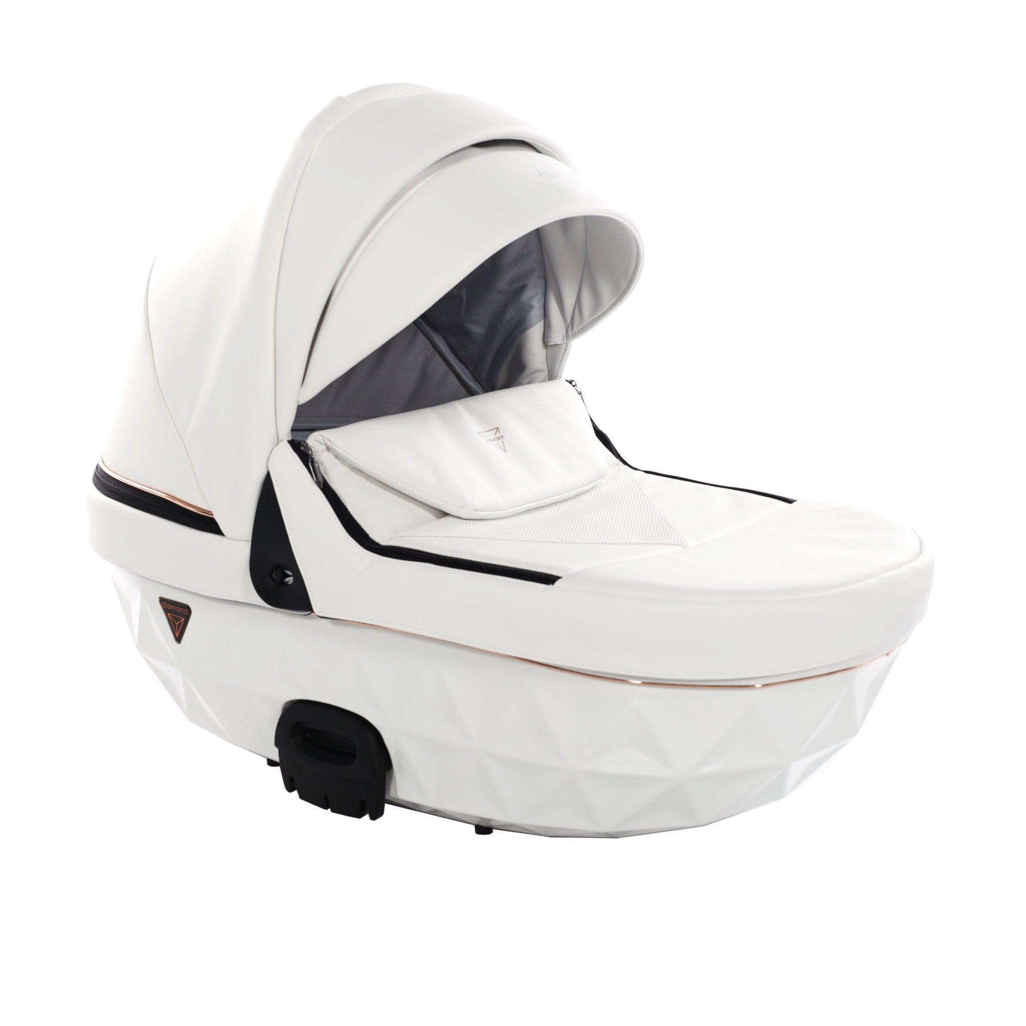 Junama - S Class - White/Rose Gold 2x1 - Bebegui - Cadeiras Auto e Carrinhos