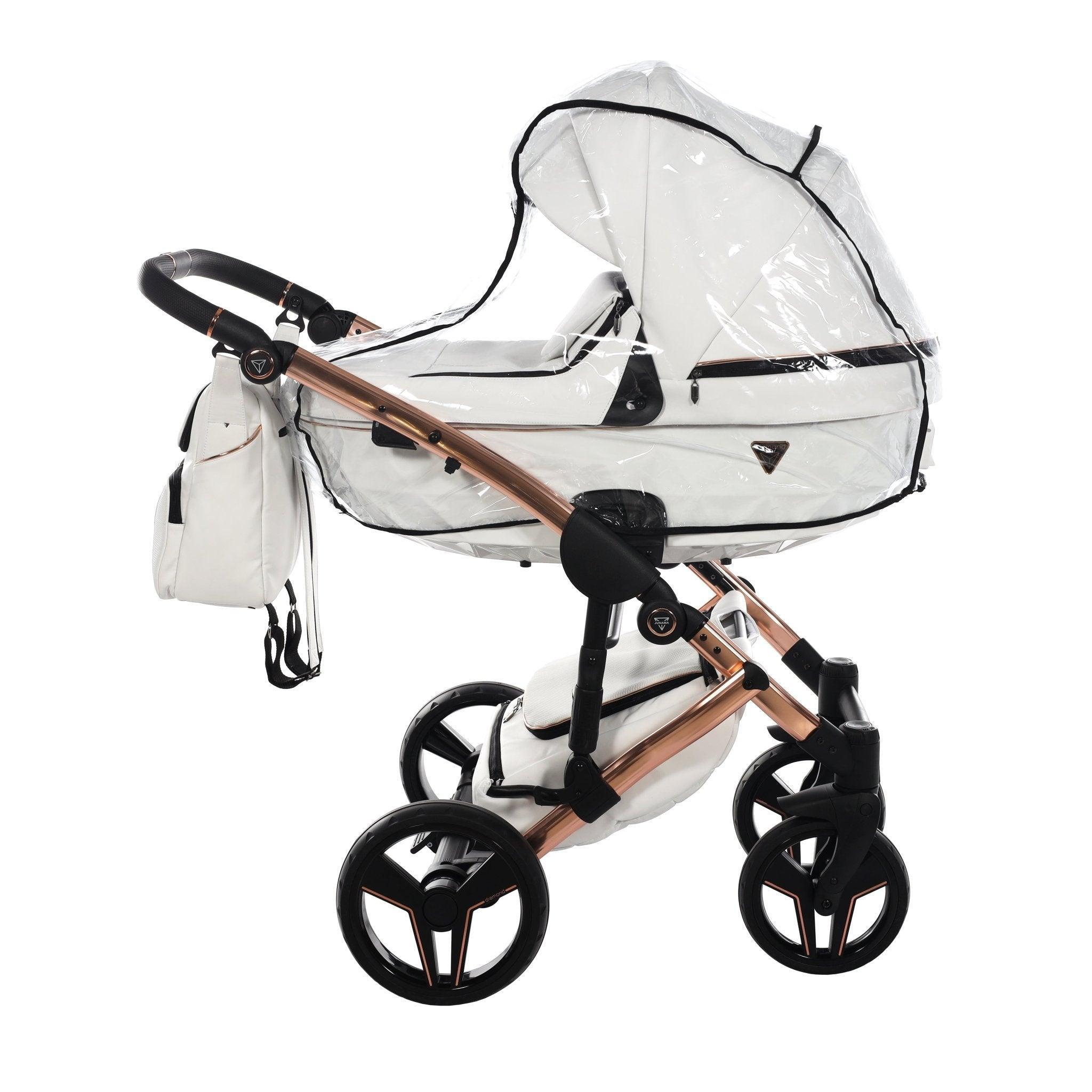 Junama - S Class - White/Rose Gold 2x1 - Bebegui - Cadeiras Auto e Carrinhos
