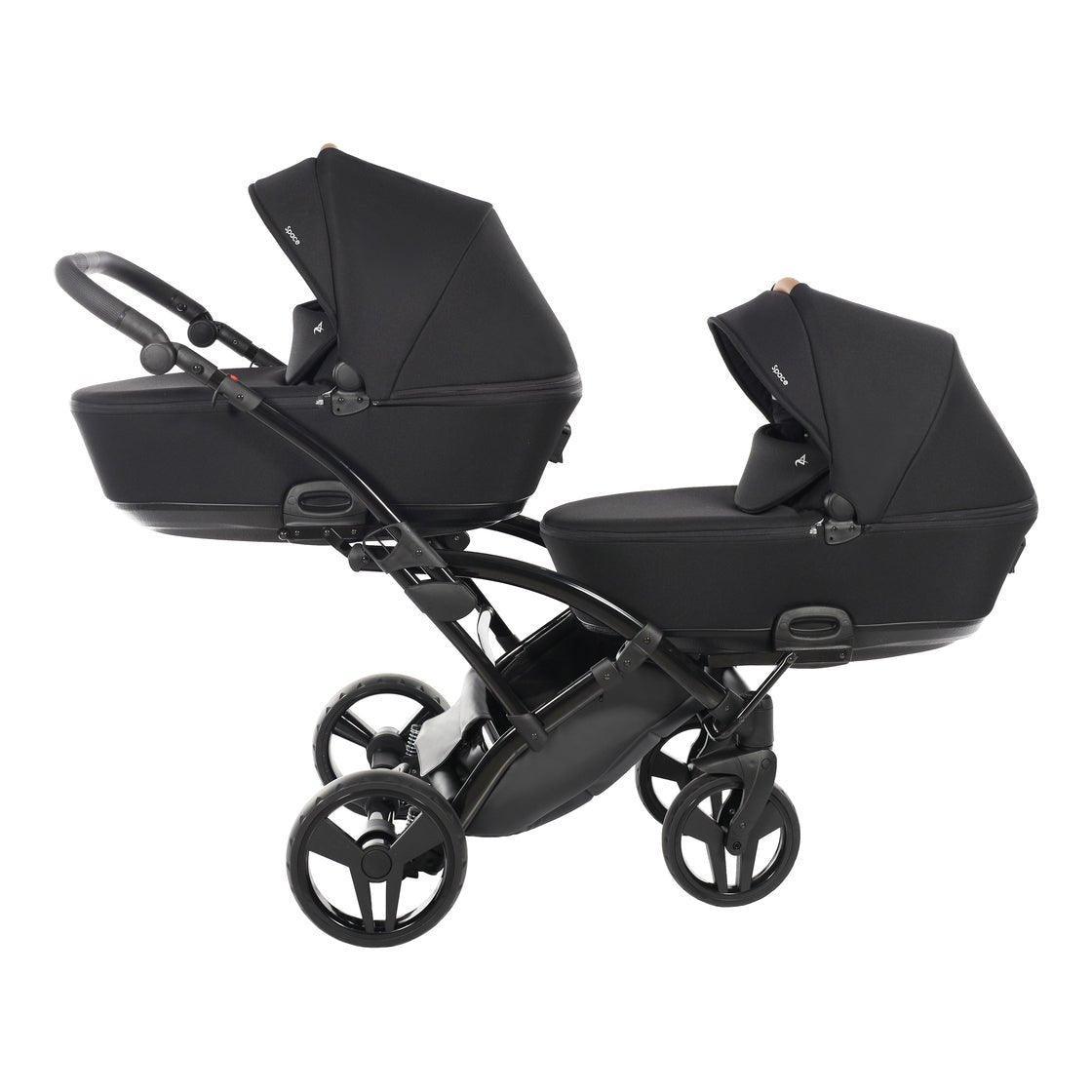 Junama Space Duo Slim - Black - Bebegui - Cadeiras Auto e Carrinhos