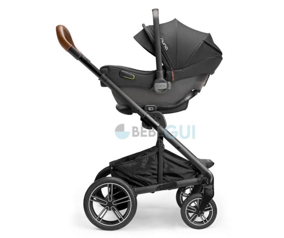 Nuna - MIXX NEXT - Caviar + Alcofa MIXX NEXT - Caviar + PIPA NEXT - Caviar + Base Next Modular - Bebegui - Cadeiras Auto e Carrinhos